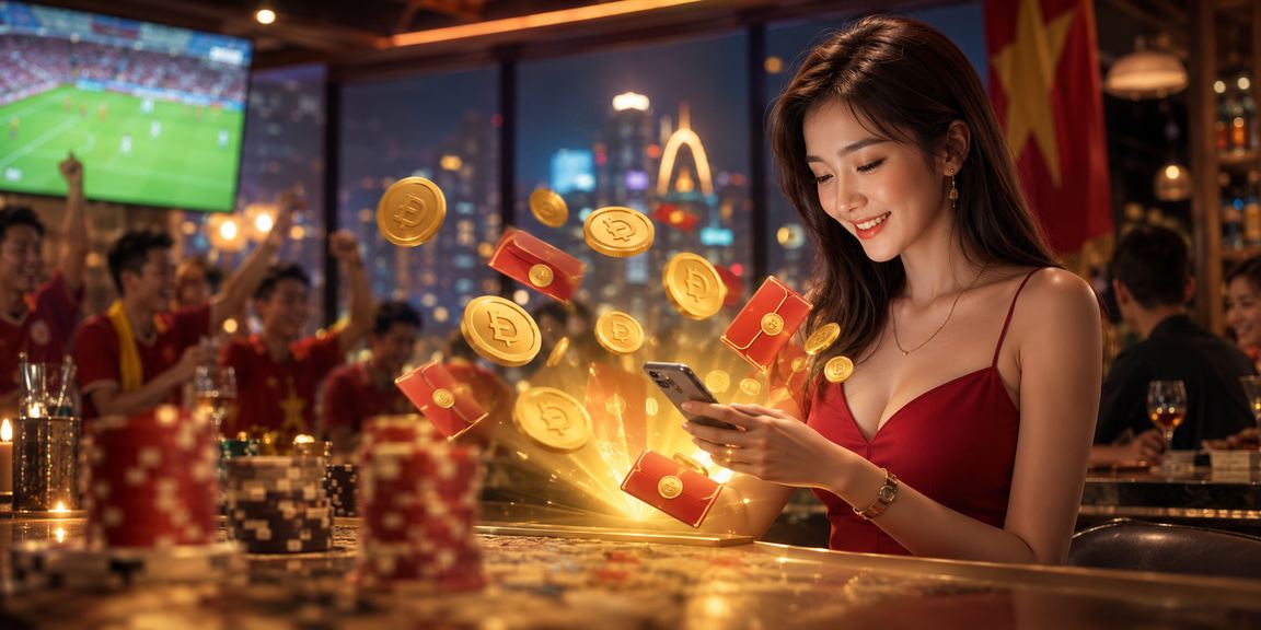 Người chơi thủ đô Hà Nội nhận voucher phong bao lì xì đầu năm khi chơi casino trên điện thoại