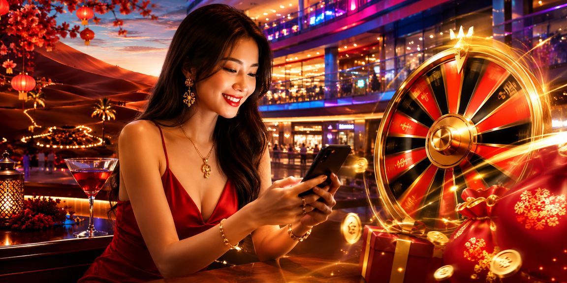 Người chơi tại Mũi Né trải nghiệm roulette dưới ánh đèn neon huyền ảo